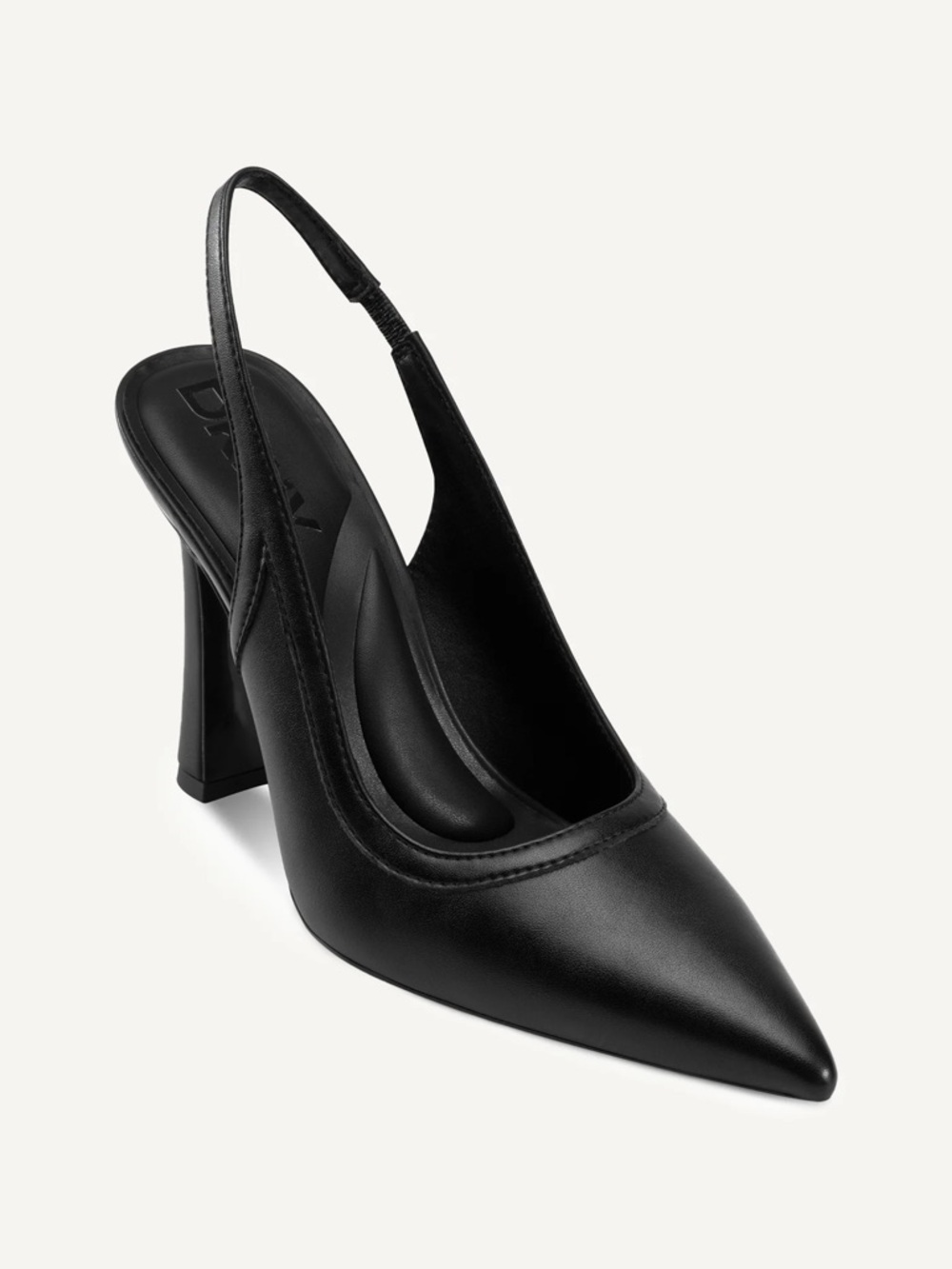 NEW IN BOX: DKNY Womens Cinette Pointed Toe Slingback Pumps K1563301 Black 7.5M